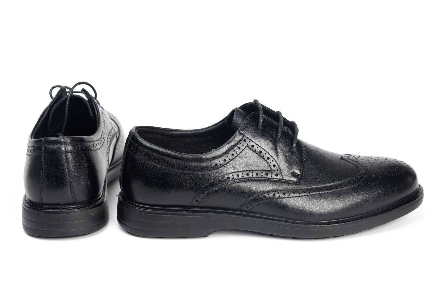 Men's genuine leather shoes ELDEMAS 7375 black