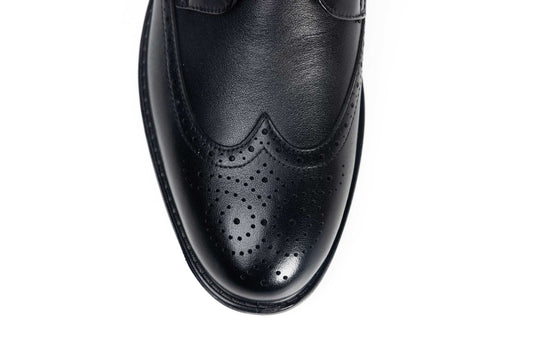 Pantofi barbati din piele naturala ELDEMAS 7375 negru