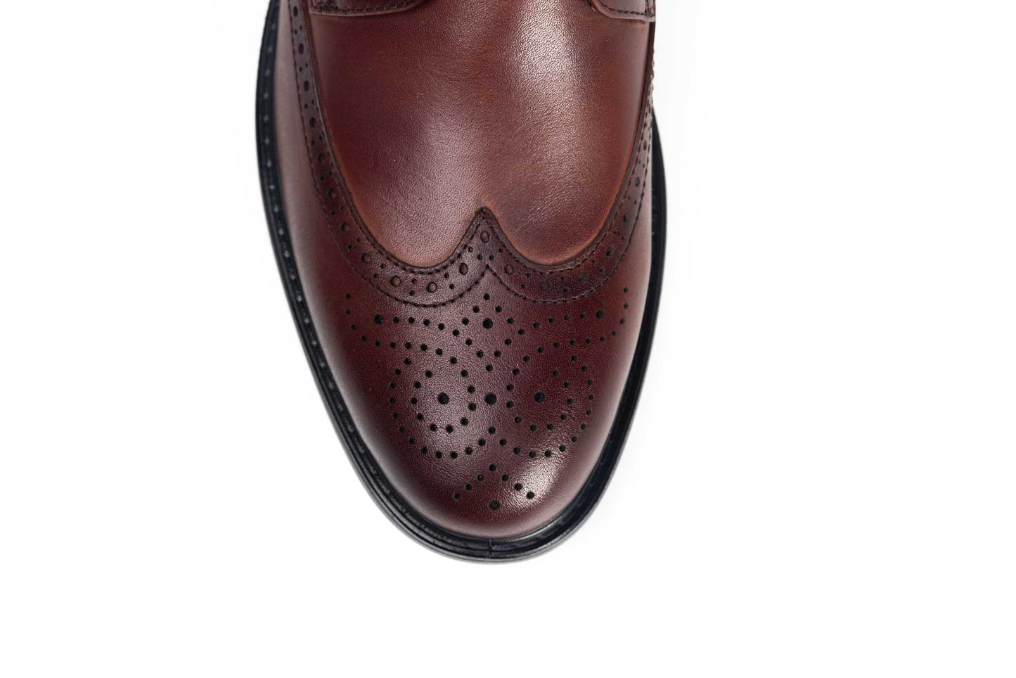 Men's genuine leather shoes ELDEMAS 7375 brown