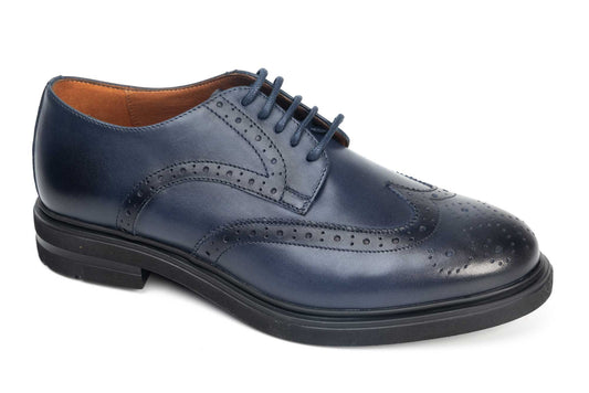 Pantofi barbati din piele naturala RIVA 6979 blue