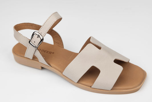 Women's genuine leather sandals GOLD DEER 13175 Mink