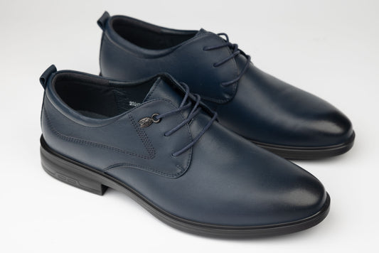 Pantofi bărbați piele naturală JOHAN 405-58 Navy