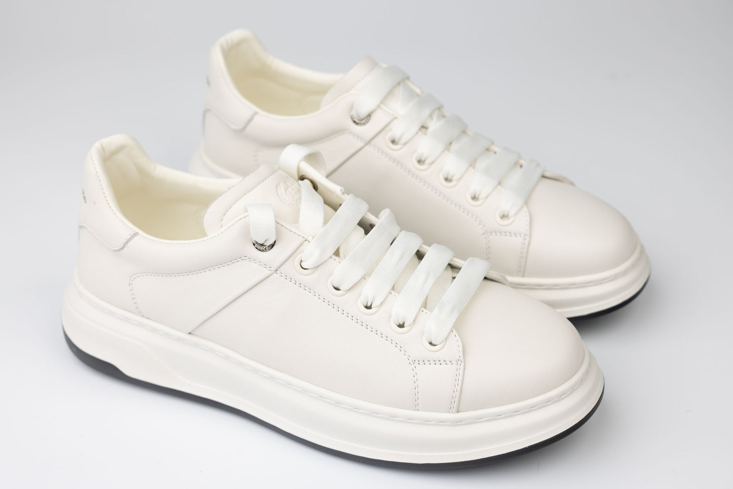 Adidasi piele naturală unisex FRANCO GERARDO 8631-1 Alb