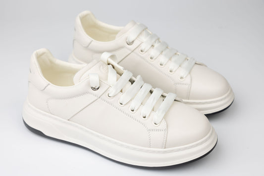 Adidasi piele naturală unisex FRANCO GERARDO 8631-1 Alb