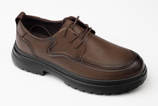 Pantofi barbati piele naturală MELS 92700 Maro