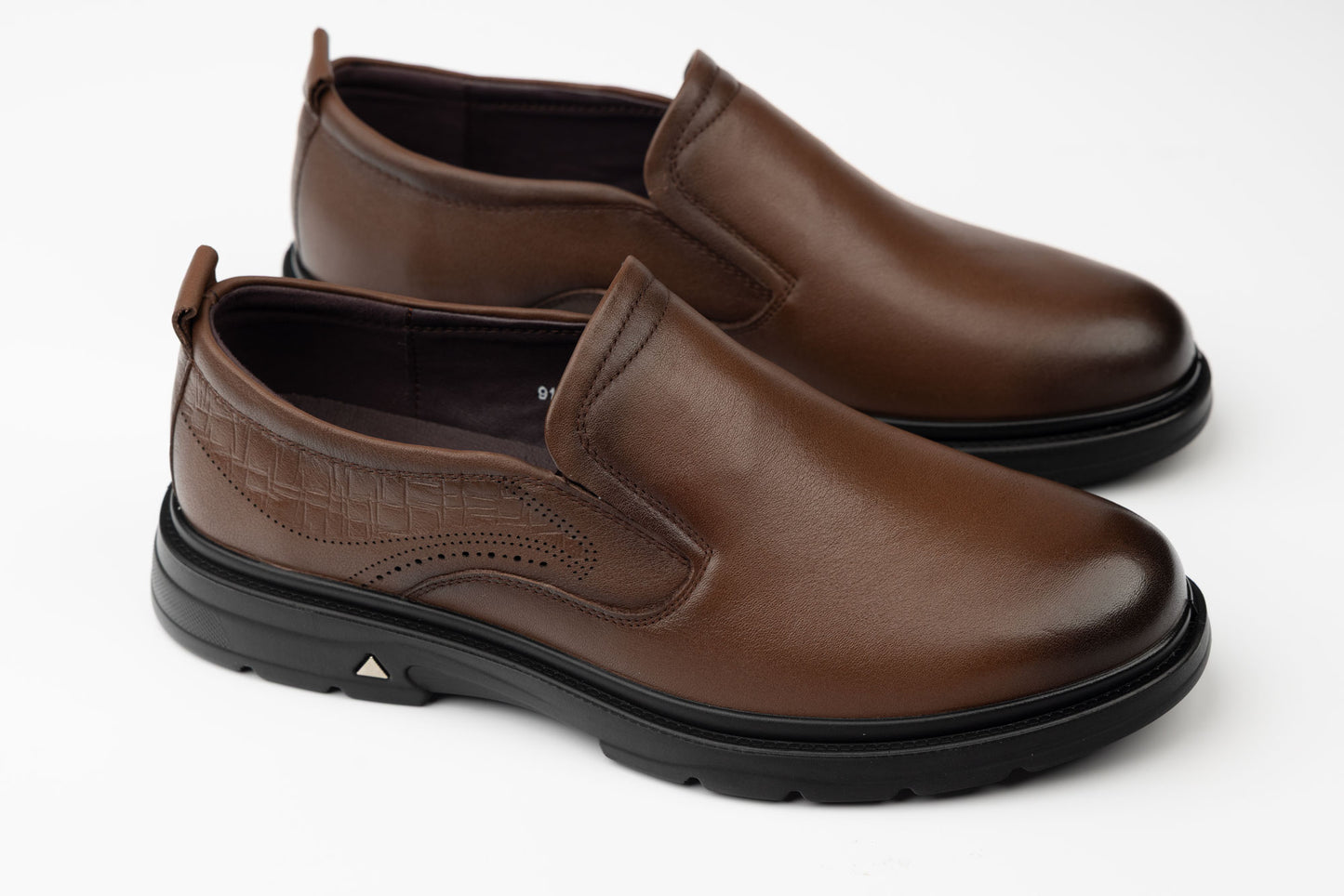 Pantofi barbati piele naturală MELS 91859 Maro