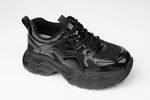Adidași damă piele lăcuită cu textil FRANCO GERARDO 9191 NL