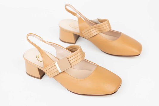 Pantofi dama piele naturala FORMAZIONE dec 23066 Apricot