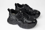 Adidași damă piele lăcuită cu textil FRANCO GERARDO 9191 NL