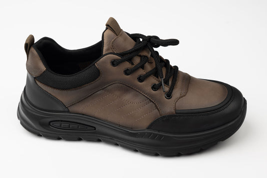 Pantofi barbati piele naturală MELS 52701 Khaki
