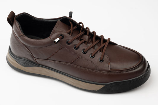Pantofi barbati piele naturală MELS 57509 Maro