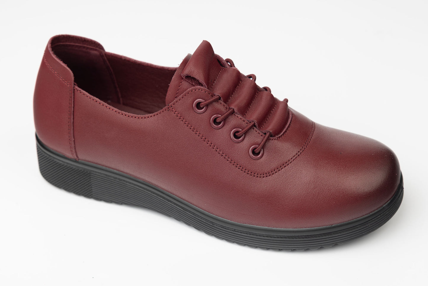 Pantofi dama piele naturală FORMAZIONE 18791 Bordo
