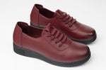 Pantofi dama piele naturală FORMAZIONE 18791 Bordo