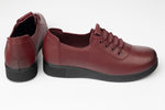 Pantofi dama piele naturală FORMAZIONE 18791 Bordo