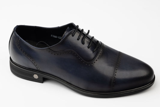 Pantofi bărbați piele natură ELDEMAS 066-023 Blue