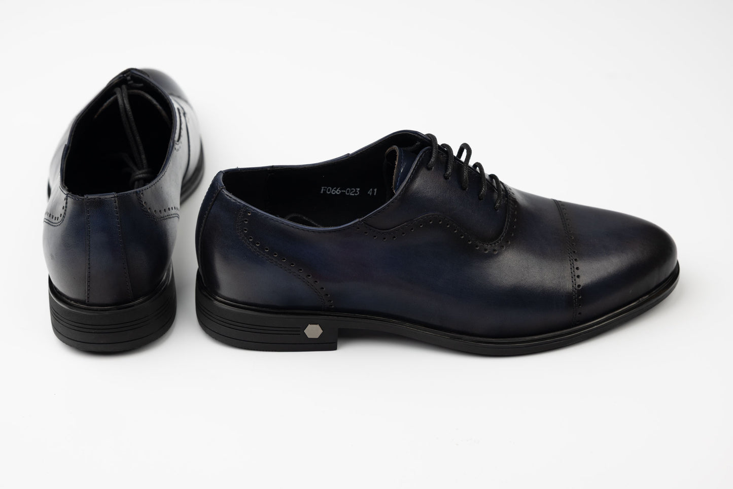 Pantofi bărbați piele natură ELDEMAS 066-023 Blue