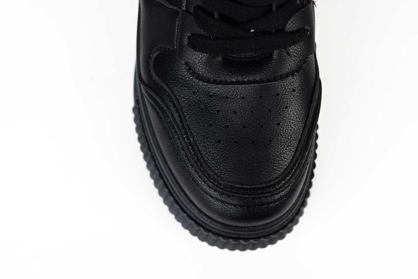 Adidasi dama din piele ecologica ALOGO 08 negru