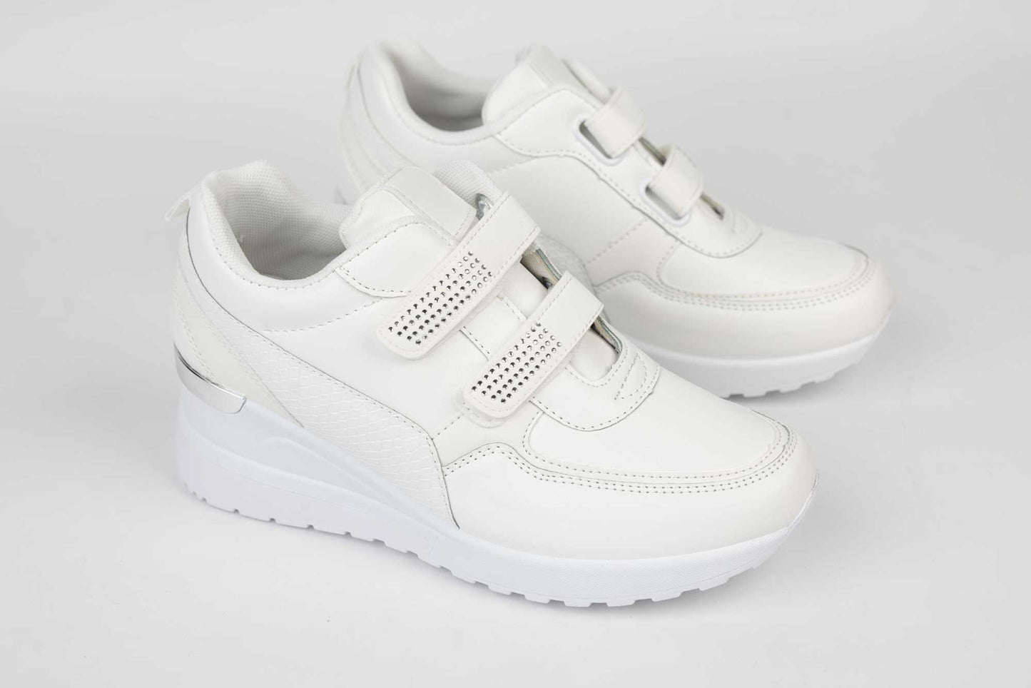 Adidasi dama piele ecologica M-M 1-30 alb