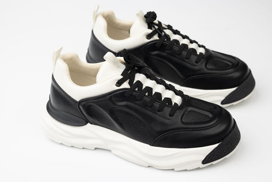 Men's genuine leather sneakers FRANCO GERARDO 8801 NA