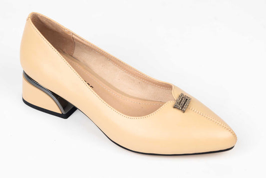 Pantofi dama piele naturala BETINA 749 Apricot