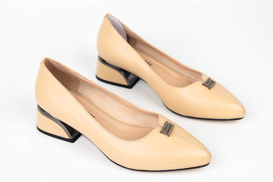 Pantofi dama piele naturala BETINA 749 Apricot