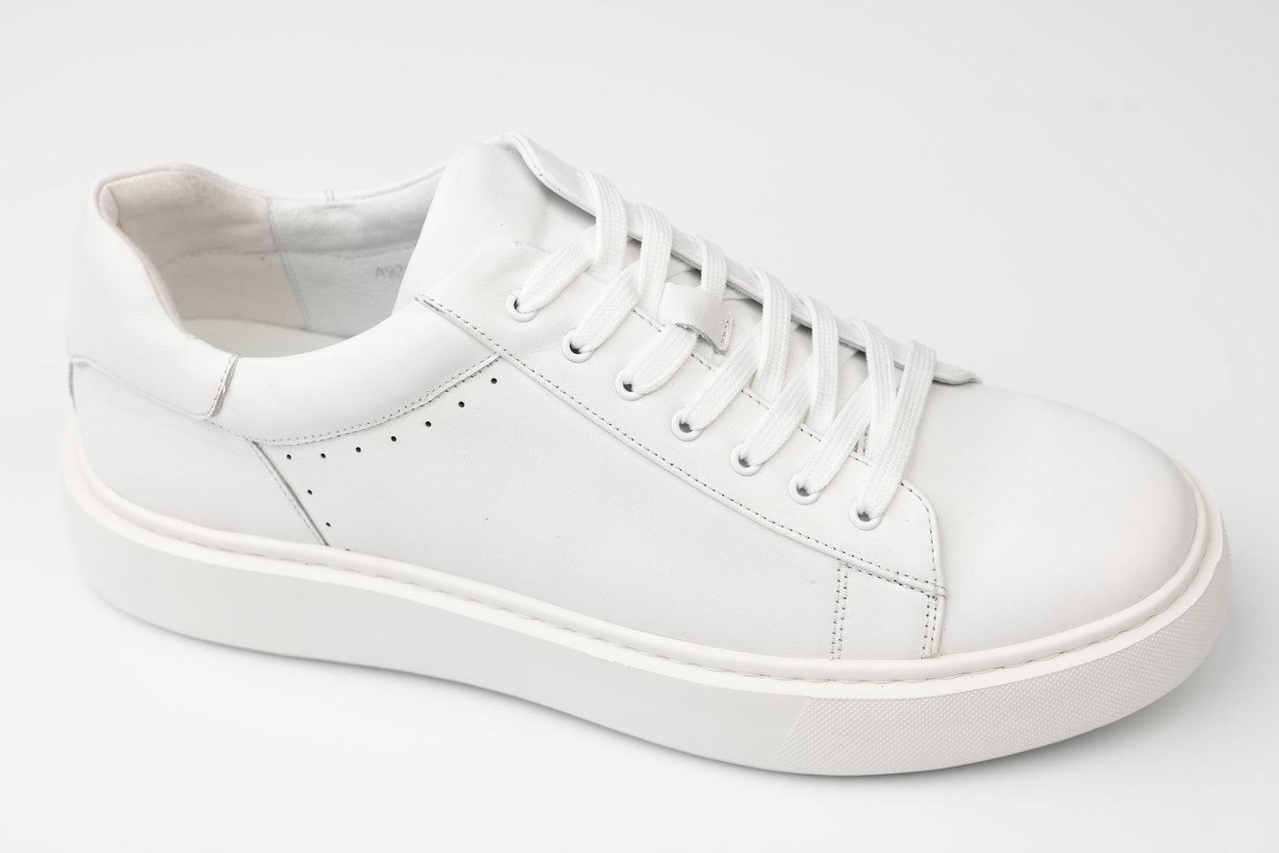 Men's casual genuine leather shoes FRANCO GERARDO 921-1 White