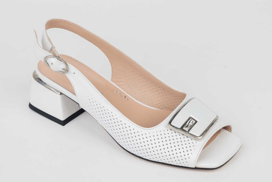 Sandale dama piele naturala LSD 433 Alb