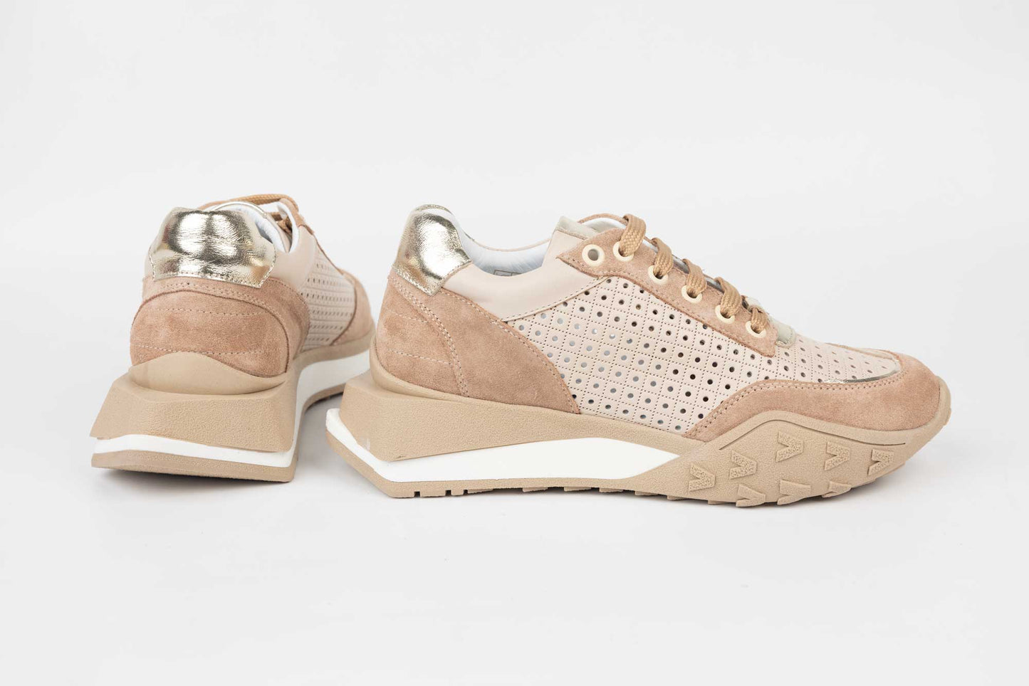 Women's genuine leather shoes DOGATI 70838 Beige