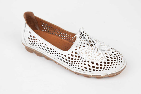 Pantofi dama piele naturala DOGATI 1122 alb
