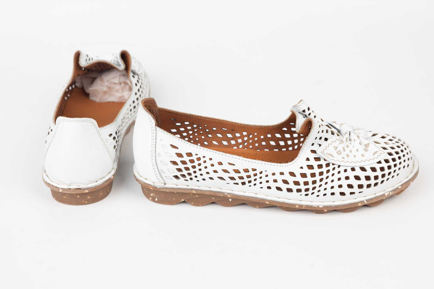 Pantofi dama piele naturala DOGATI 1122 alb