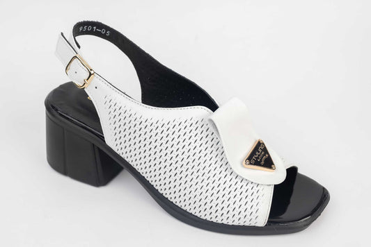 Women's genuine leather sandals DOGATI 9501 White