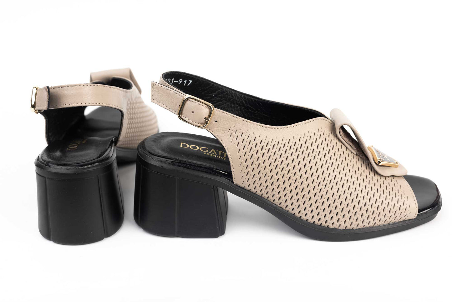 Women's genuine leather sandals DOGATI 9501 Mink