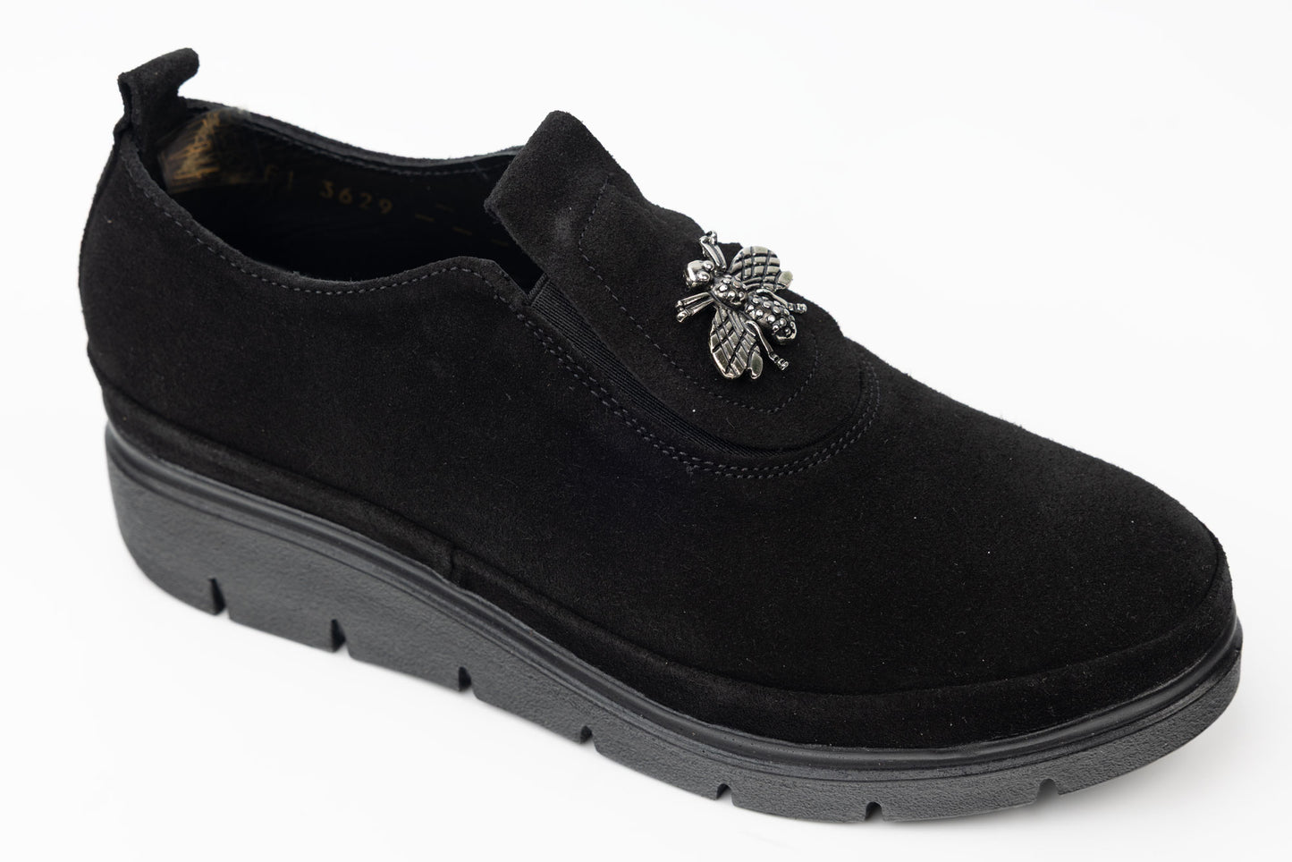 Pantofi dama piele naturală întoarsă 3629 N vel