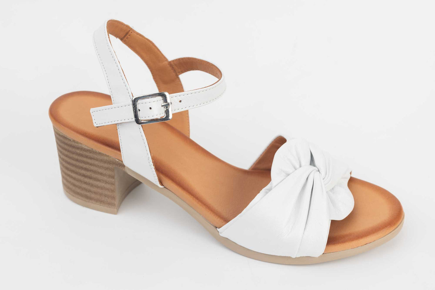 Women's genuine leather sandals DOGATI 783 White