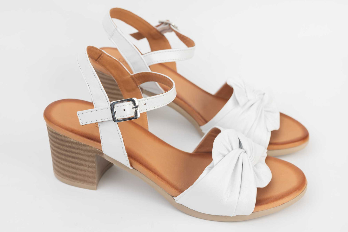 Women's genuine leather sandals DOGATI 783 White