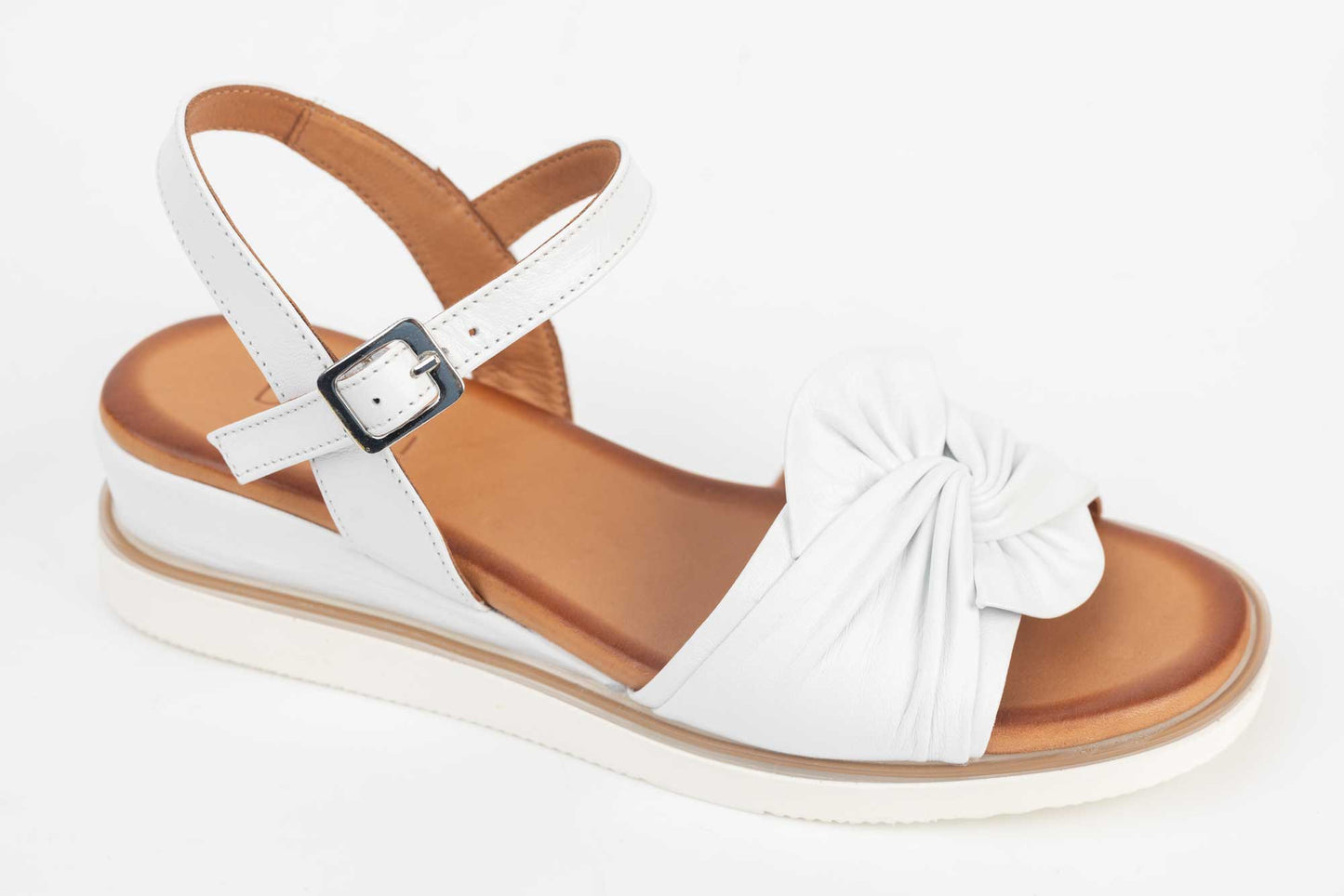 Women's genuine leather sandals DOGATI 83783 White