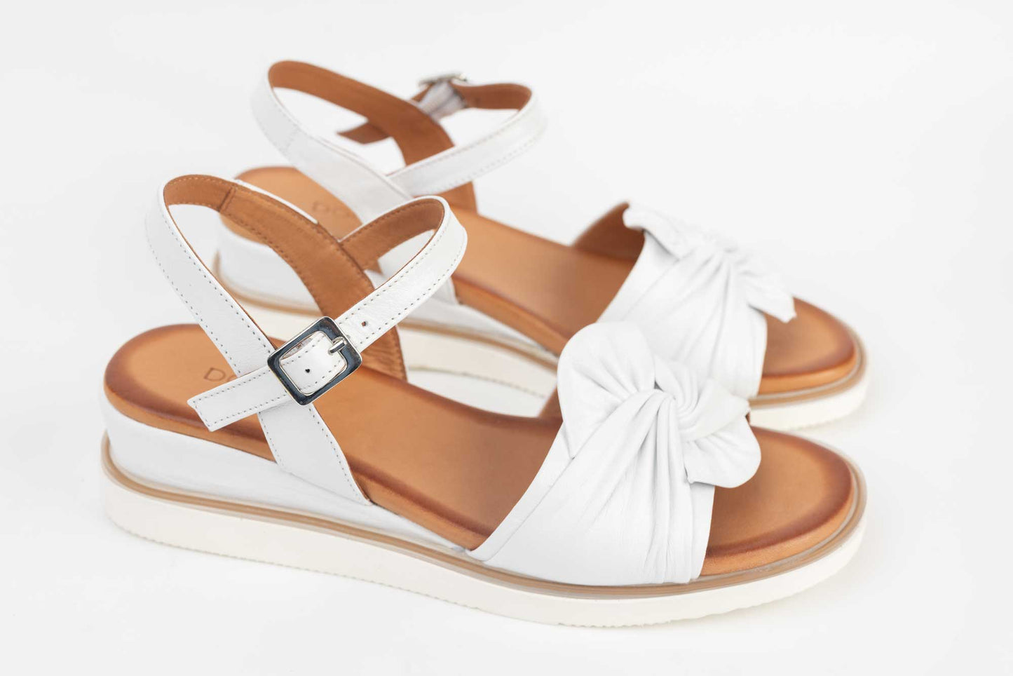 Women's genuine leather sandals DOGATI 83783 White