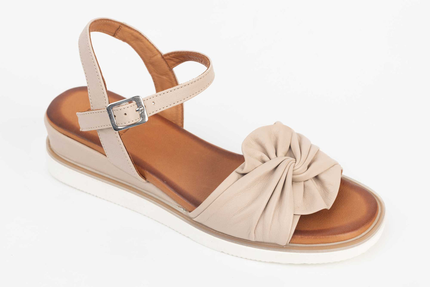 Women's genuine leather sandals DOGATI 83783 Beige