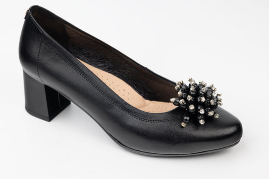 Pantofi dama piele naturală PULSO 1162 N box XXL ACC