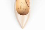 Pantofi dama eleganti de piele naturală SALA 1105 crem sidef