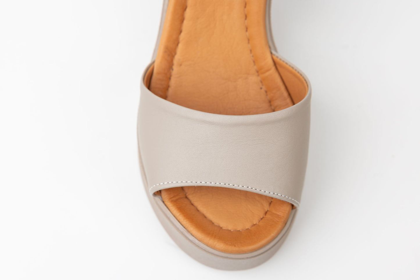 Sandale dama piele naturală LSD 325 Vizon