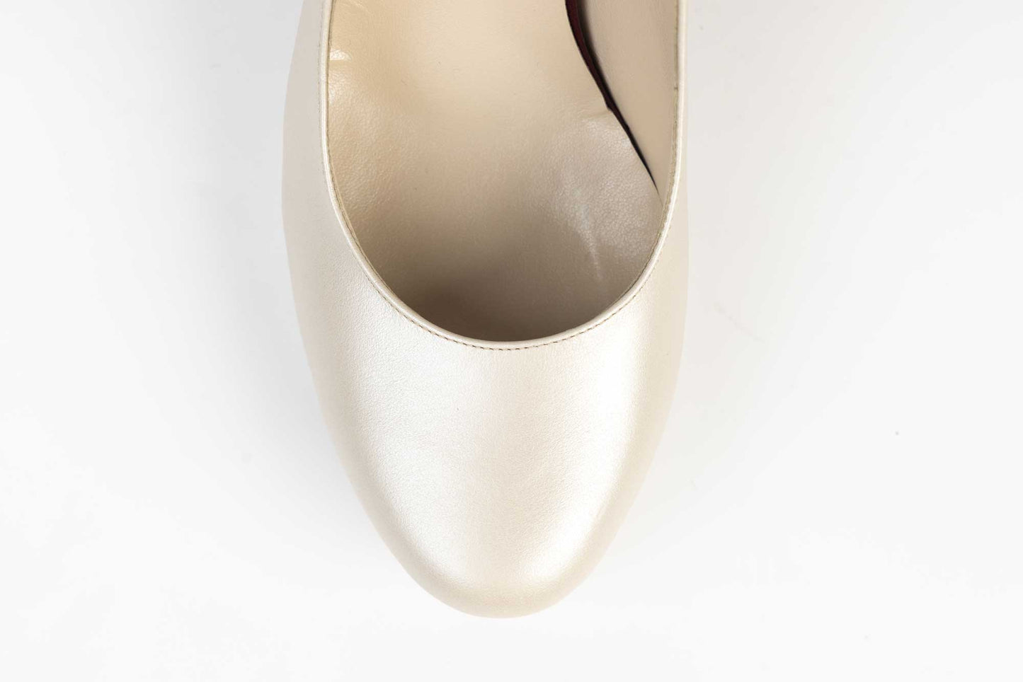 Pantofi piele naturală de dama ANTONIO 2954 bej sidef