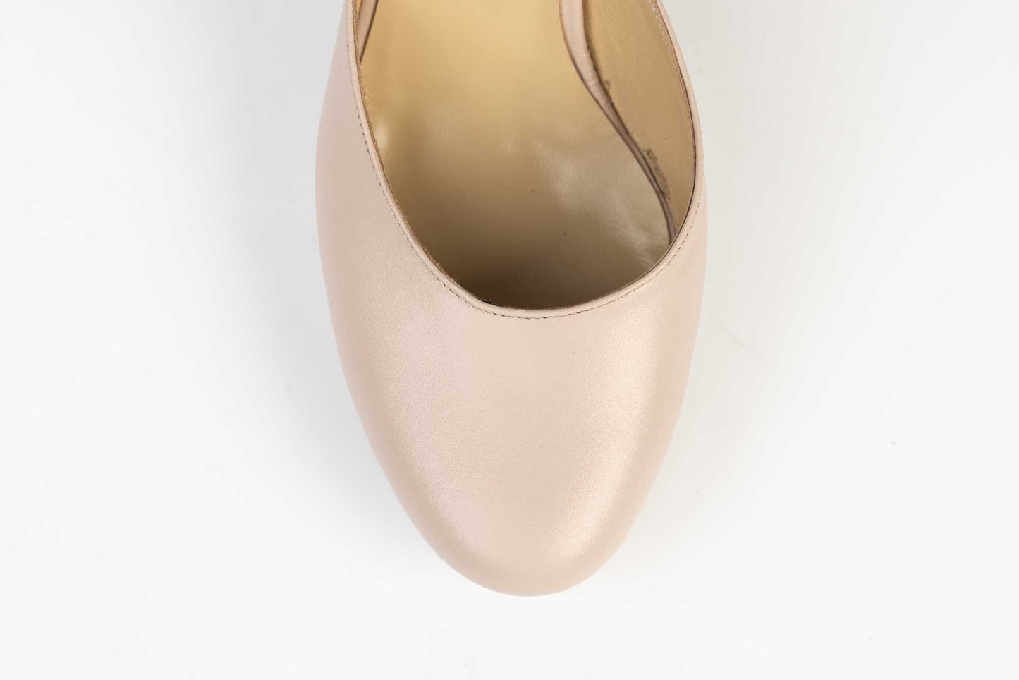 Pantofi damă piele naturală decupați 304 NINA OCCHINI nude box