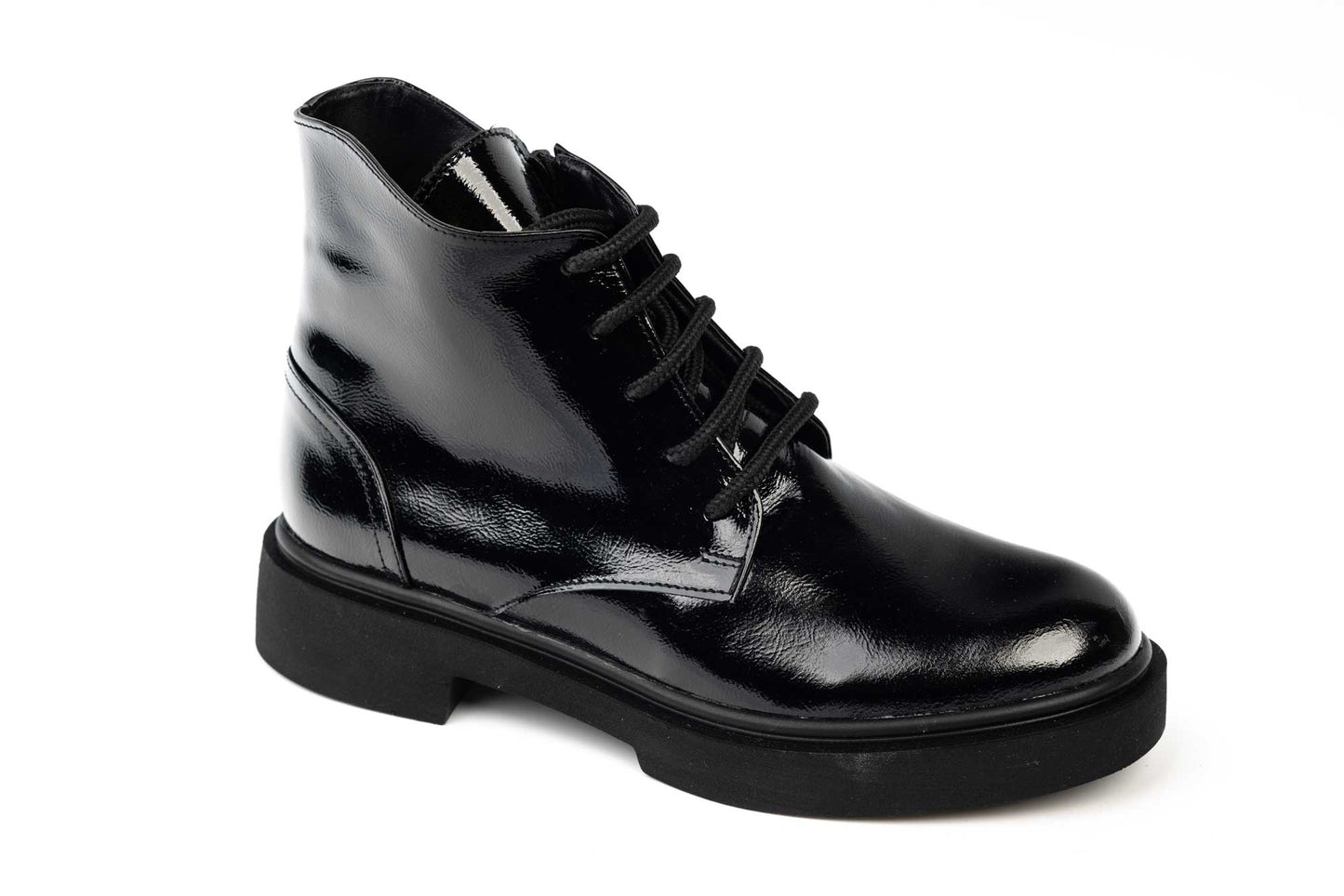 Women's boots NIKE 801 N natural leather lacquer