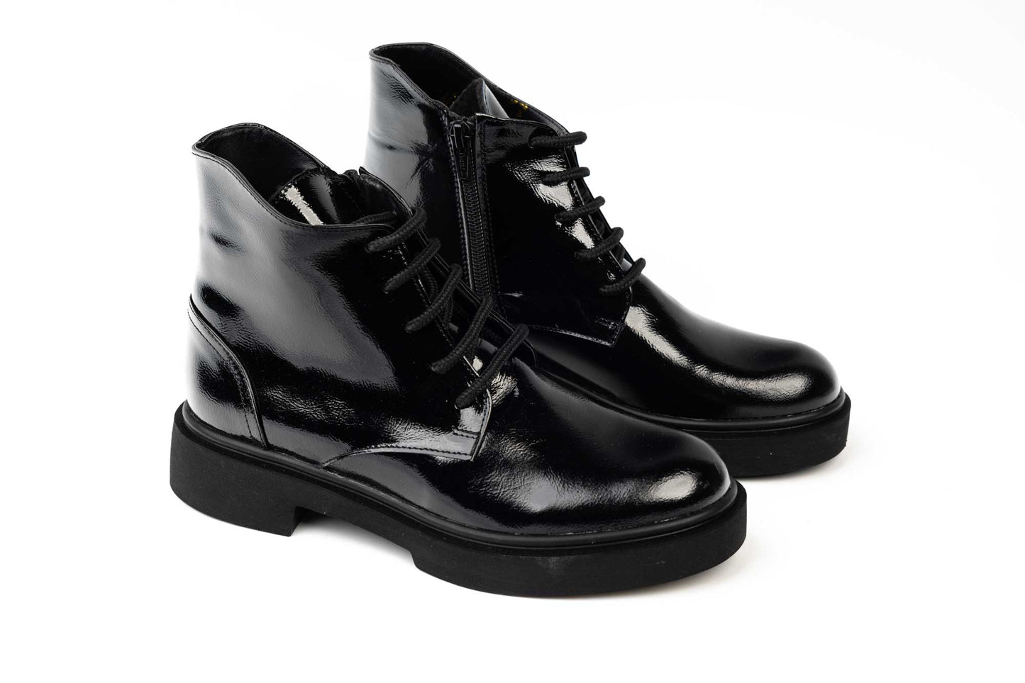 Women's boots NIKE 801 N natural leather lacquer