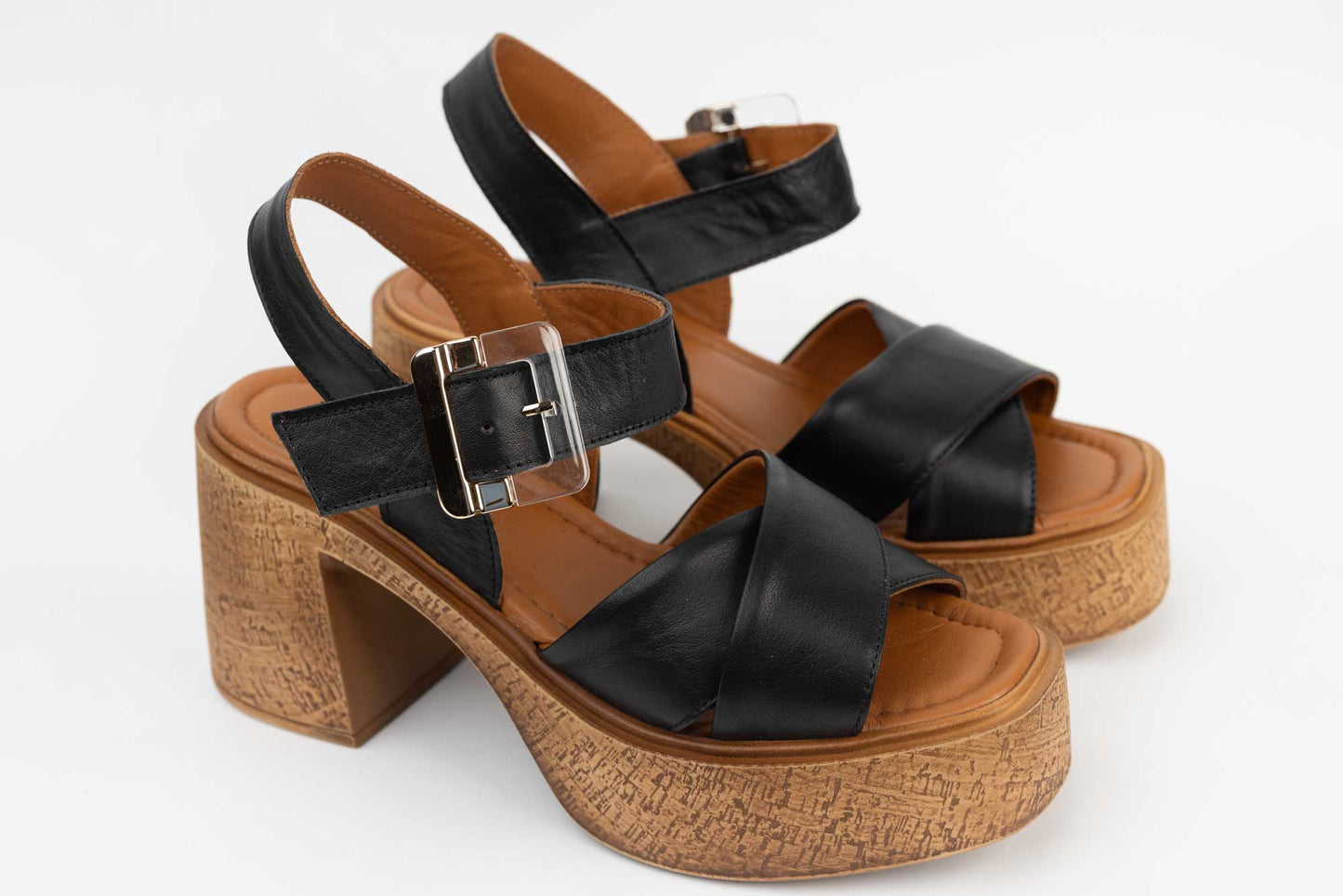 Women's casual sandals made of natural leather DOGATI 1409 N 