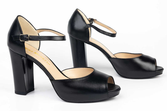 Sandale piele naturală de dama NINA OCCHINI 304-1 N box
