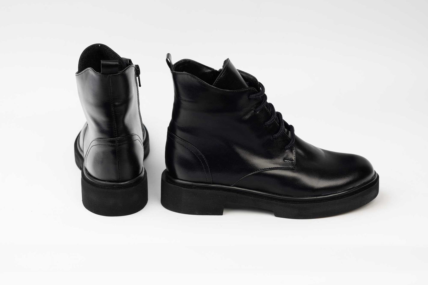 Women's genuine leather boots NIKE 801 N box