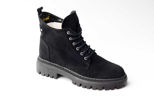 Ghete dama piele naturala NIKE 809 N velur
