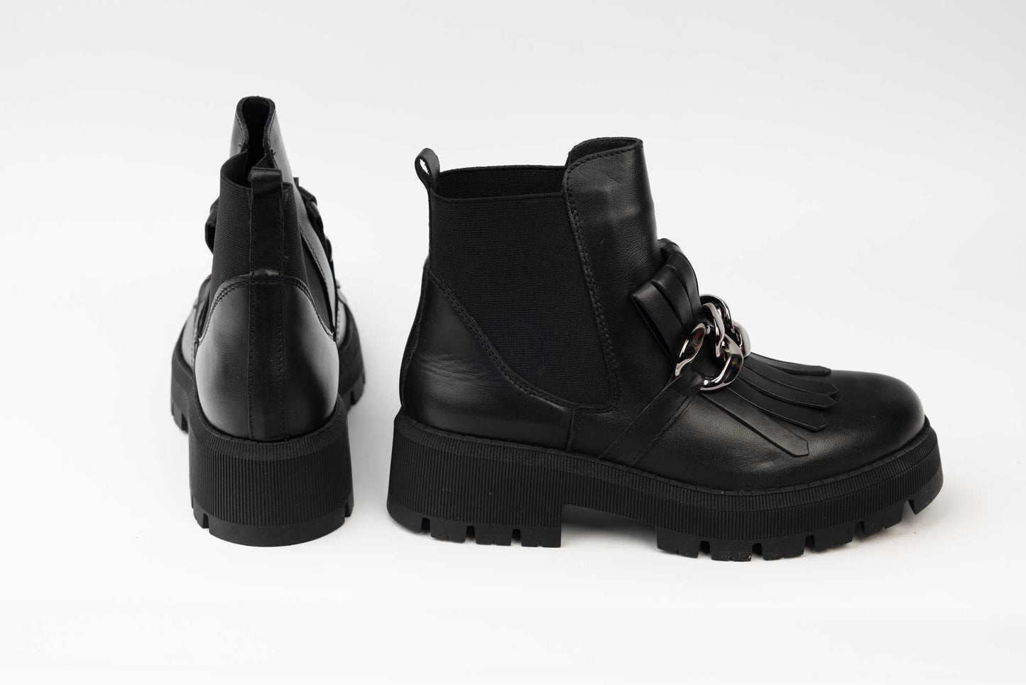 Women's boots made of genuine leather FASCINO 2359 N box